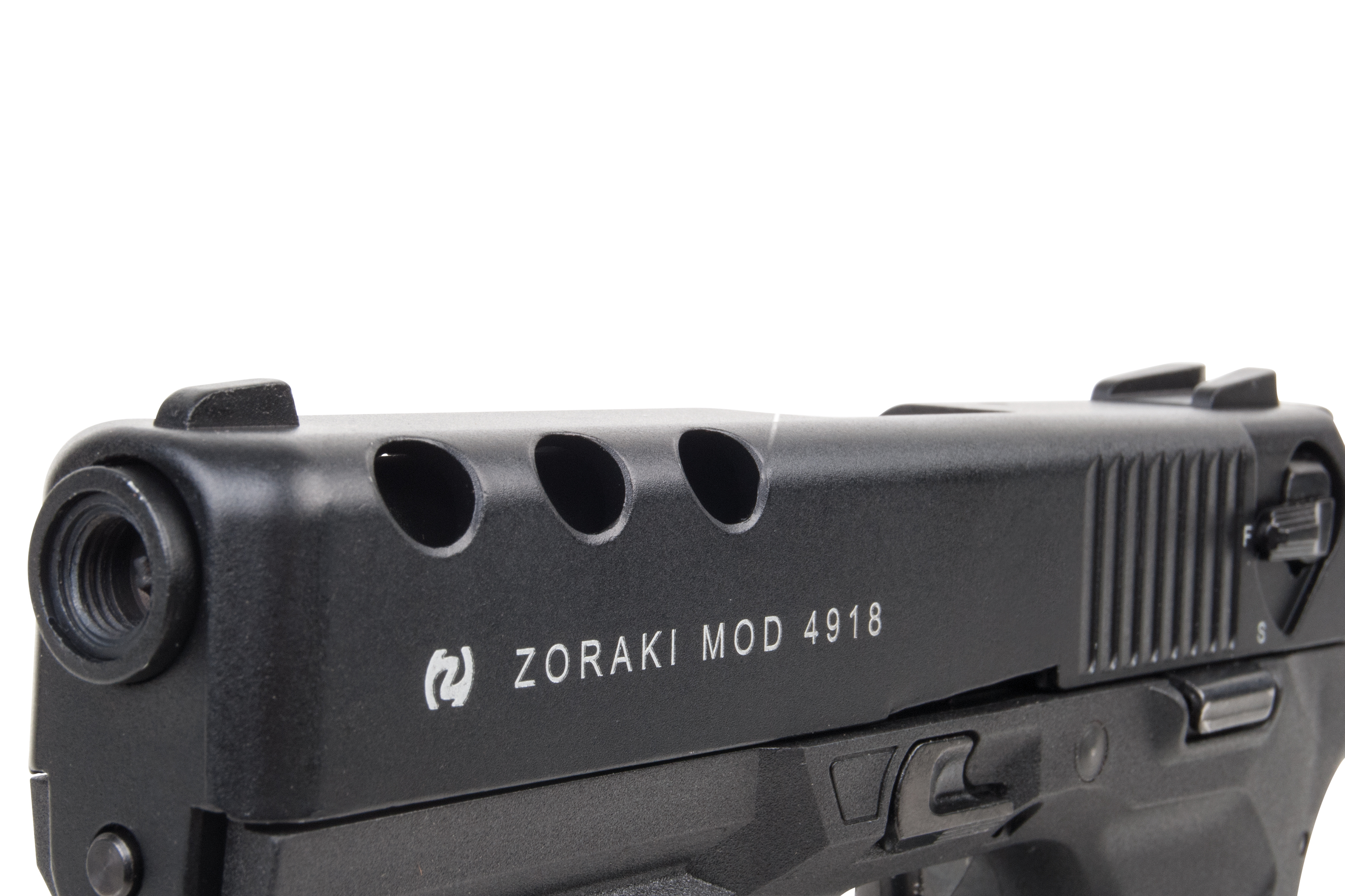 Zoraki 4918 Schwarz 9mm P.A.K. - Gas Signal