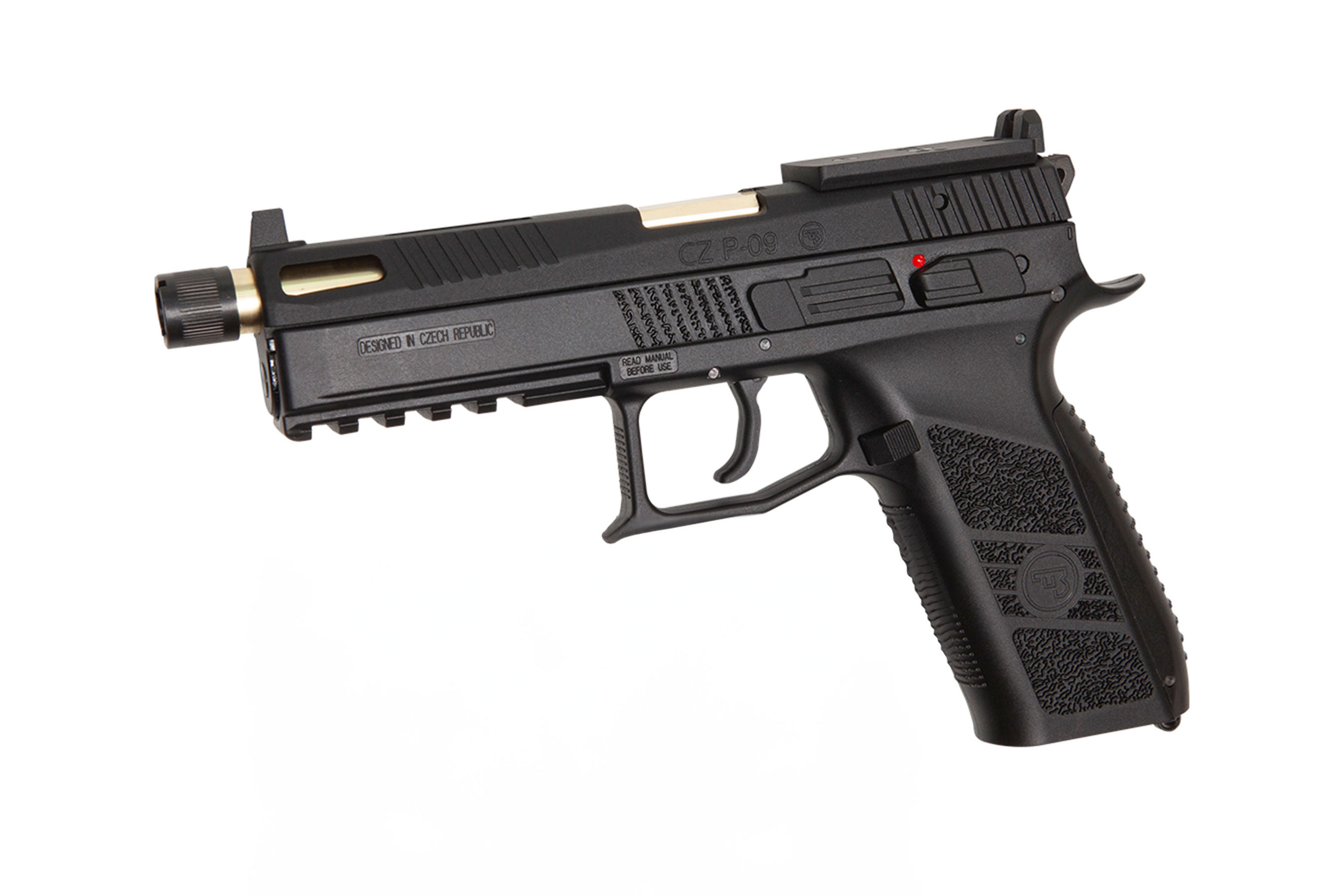 CZ 75 P-09 Optic Ready inkl. Koffer schwarz 6mm - Airsoft Co2 BlowBack