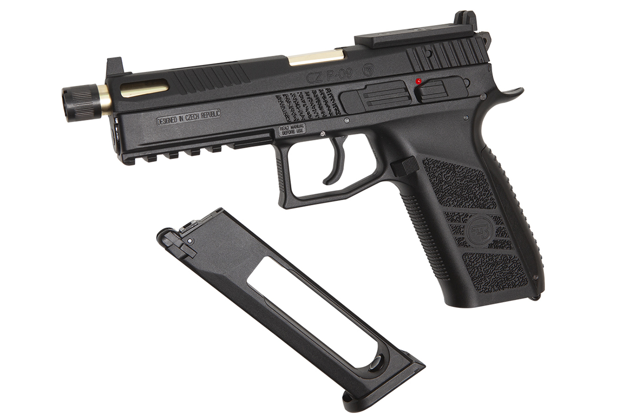 CZ 75 P-09 Optic Ready inkl. Koffer schwarz 6mm - Airsoft Co2 BlowBack