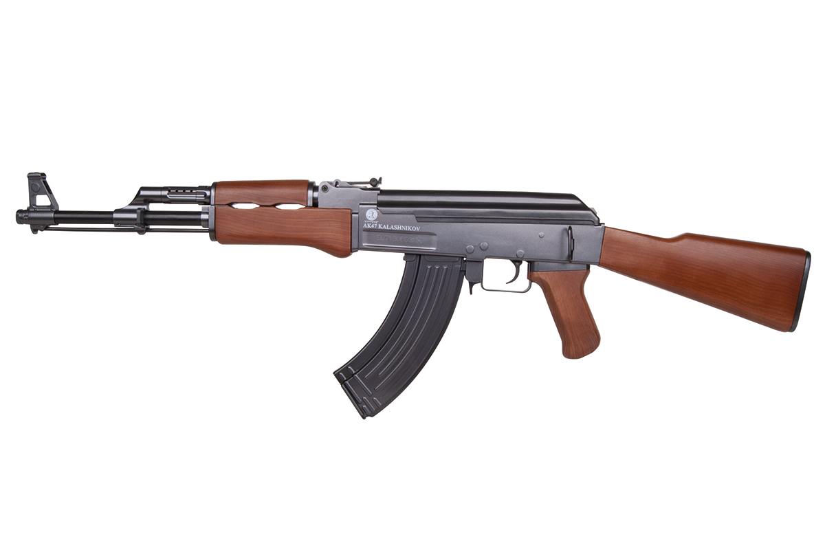 Kalashnikov AK47 Holzoptik 6mm  - Airsoft Federdruck < 0,5 Joule