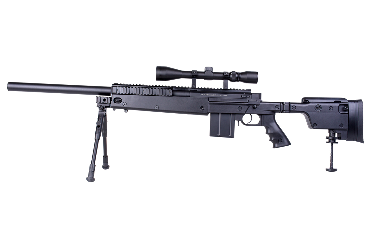 GSG 4406 Sniper Schwarz 6mm - Airsoft Federdruck