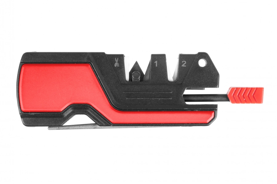 THE EDGE bushSHARP Messerschärfer Multitool rot