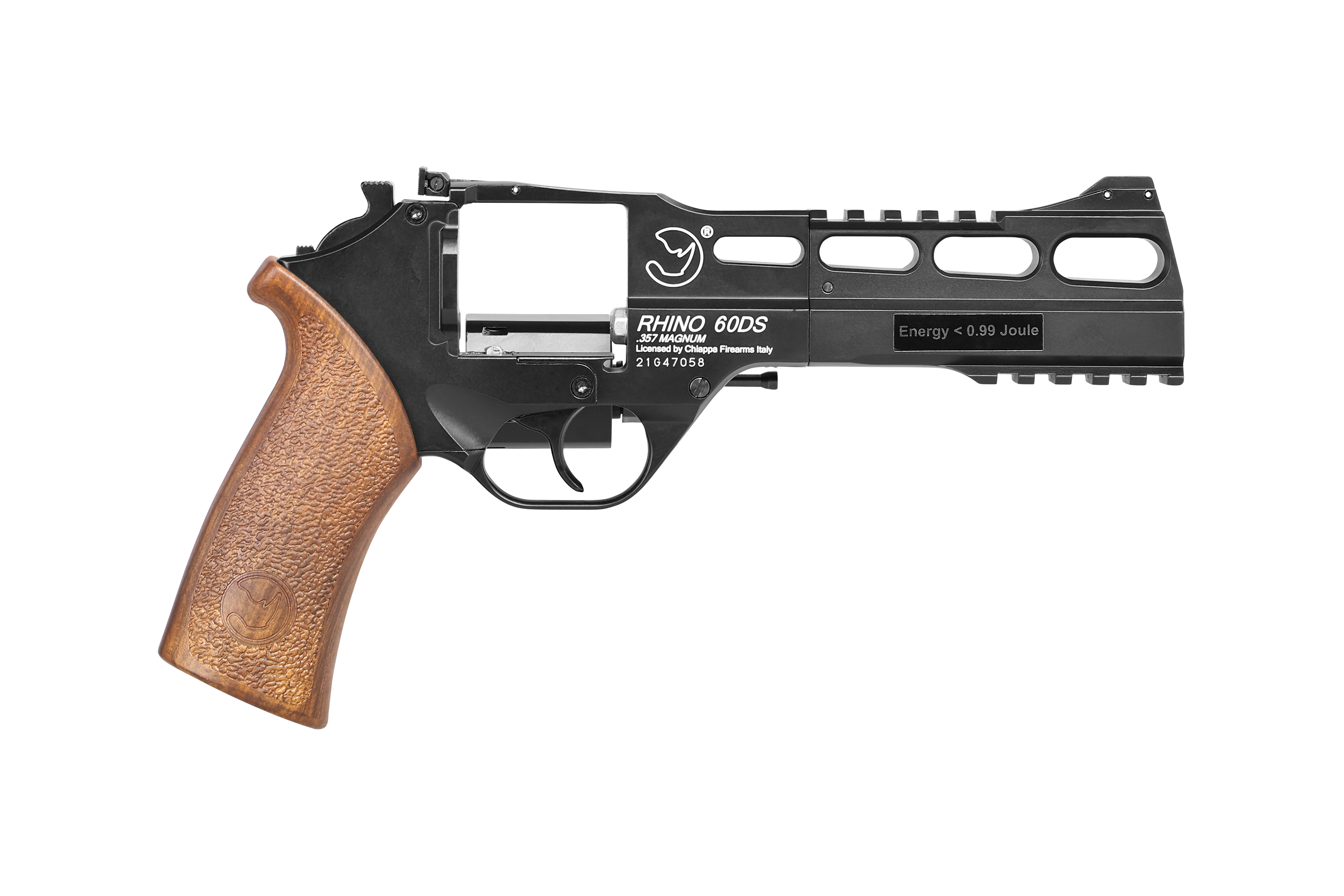 Chiappa Rhino Revolver 60DS Schwarz 6mm - Airsoft Co2 Non BlowBack