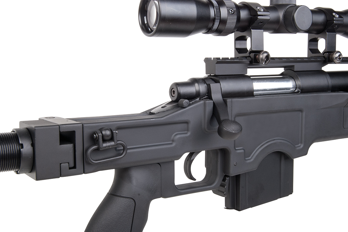 GSG 4412 Sniper Schwarz 6mm - Airsoft Federdruck GSG 4412 Sniper Schwarz 6mm - Airsoft Federdruck