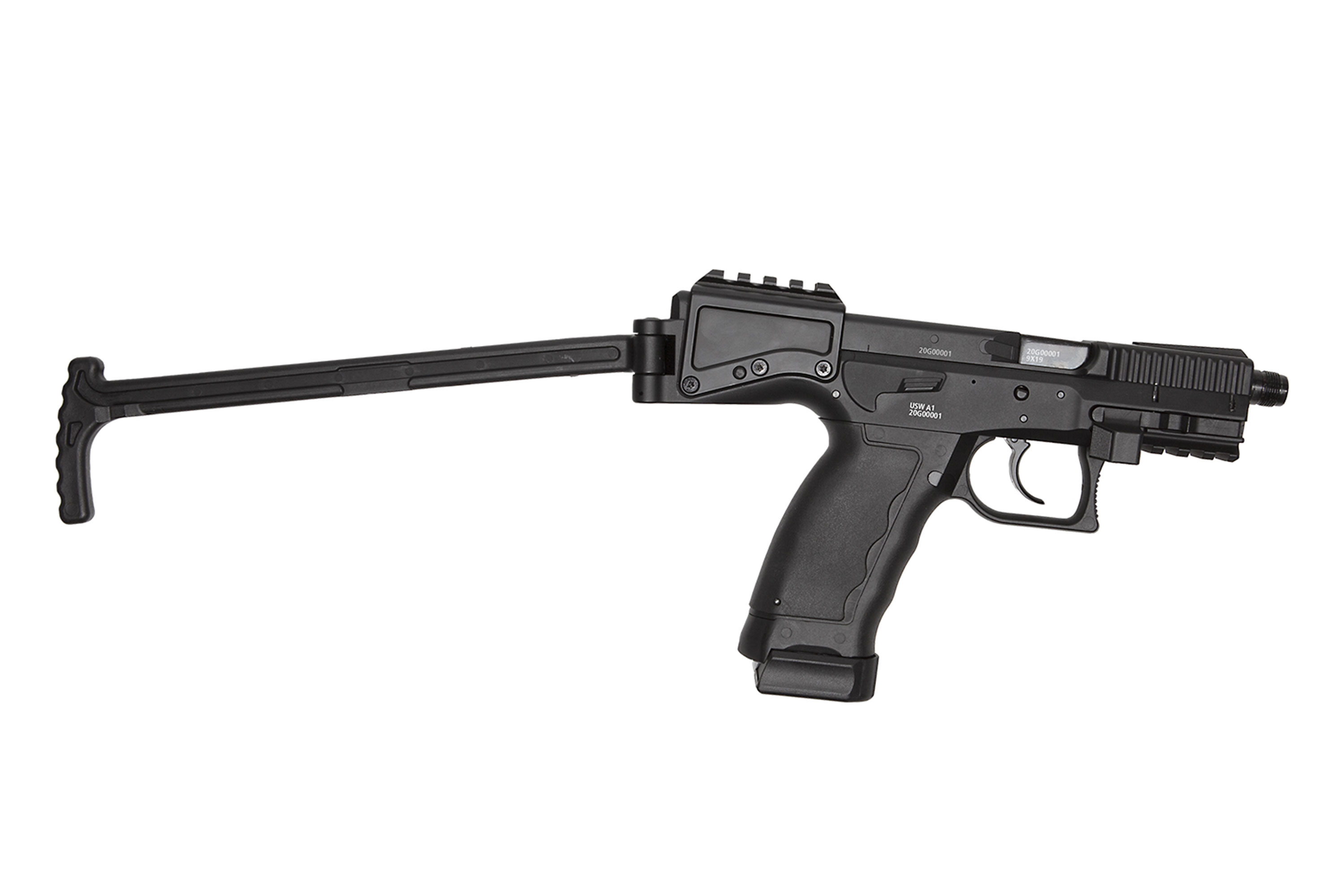 B&T USW A1 schwarz 6mm - Airsoft Co2 BlowBack