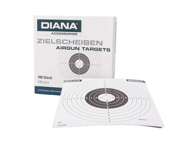 DIANA Zielscheiben 14x14 cm 100Stk - Airsoft | Druckluft