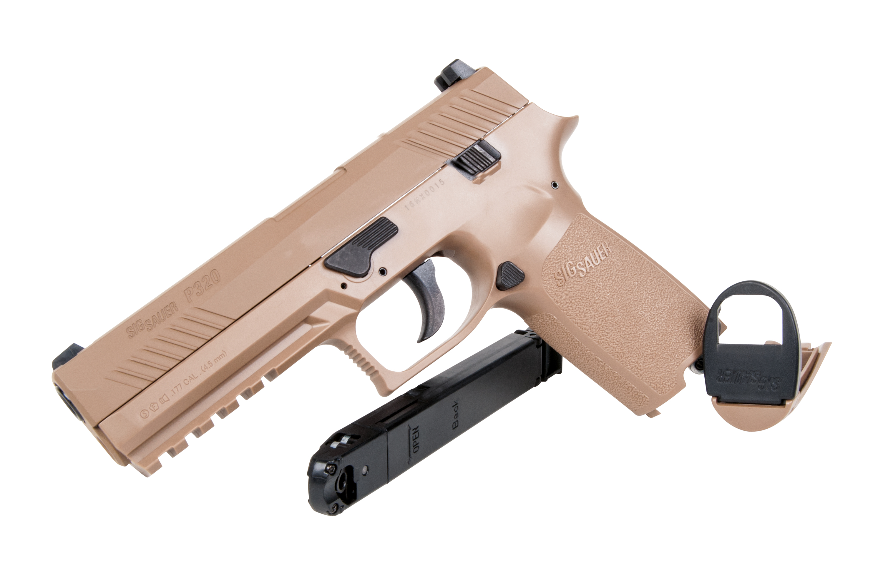 SIG SAUER P320 Coyote Tan 4,5mm - Druckluft Co2 BlowBack SIG SAUER P320 Coyote Tan 4,5mm - Druckluft Co2 BlowBack
