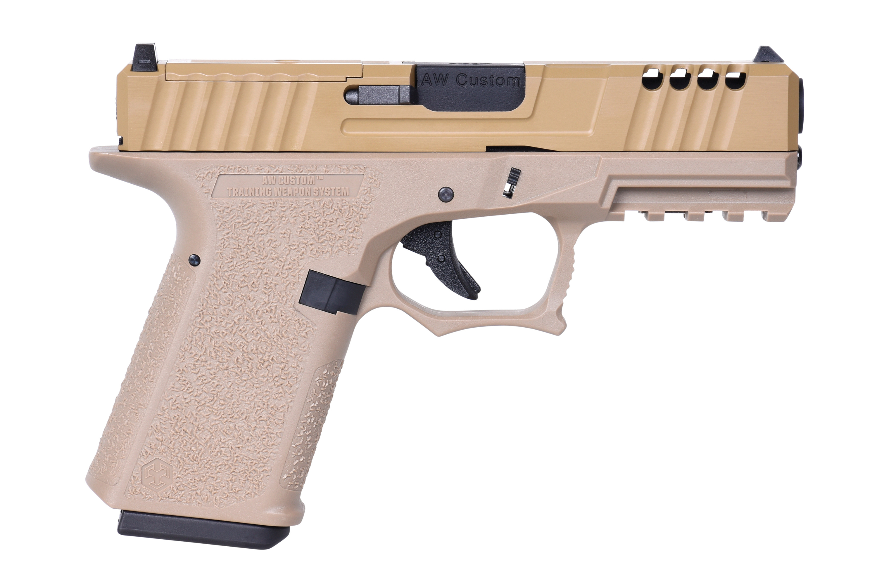 AW Custom VX9 Mod. 1 Precut FDE 6mm - Airsoft Gas BlowBack AW Custom VX9 Mod. 1 Precut FDE 6mm - Airsoft Gas BlowBack