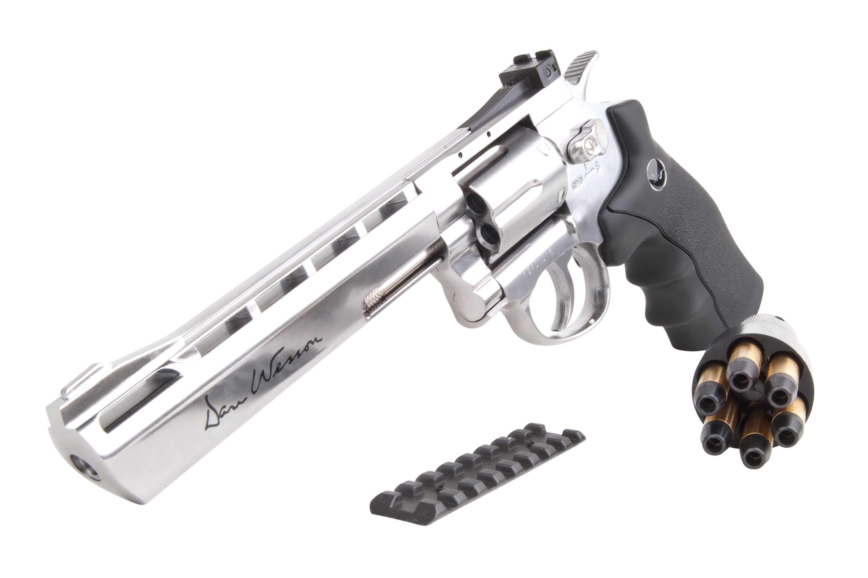 Dan Wesson 6" .177 Silber 4,5mm - Druckluft Co2