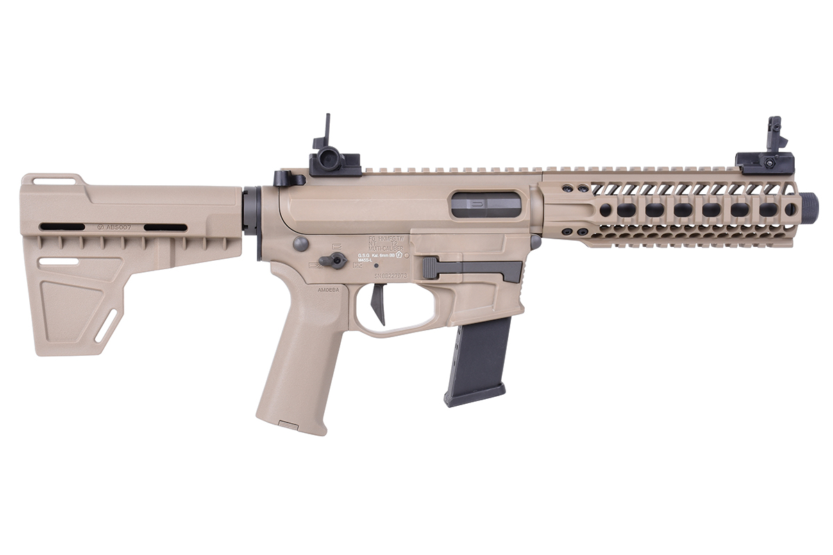 Ares M4 45 Pistol - S Class-L Dark Earth 6mm - Airsoft S-AEG