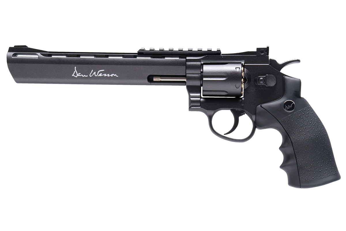 Dan Wesson 8" Schwarz 4,5mm BB - Druckluft Co2