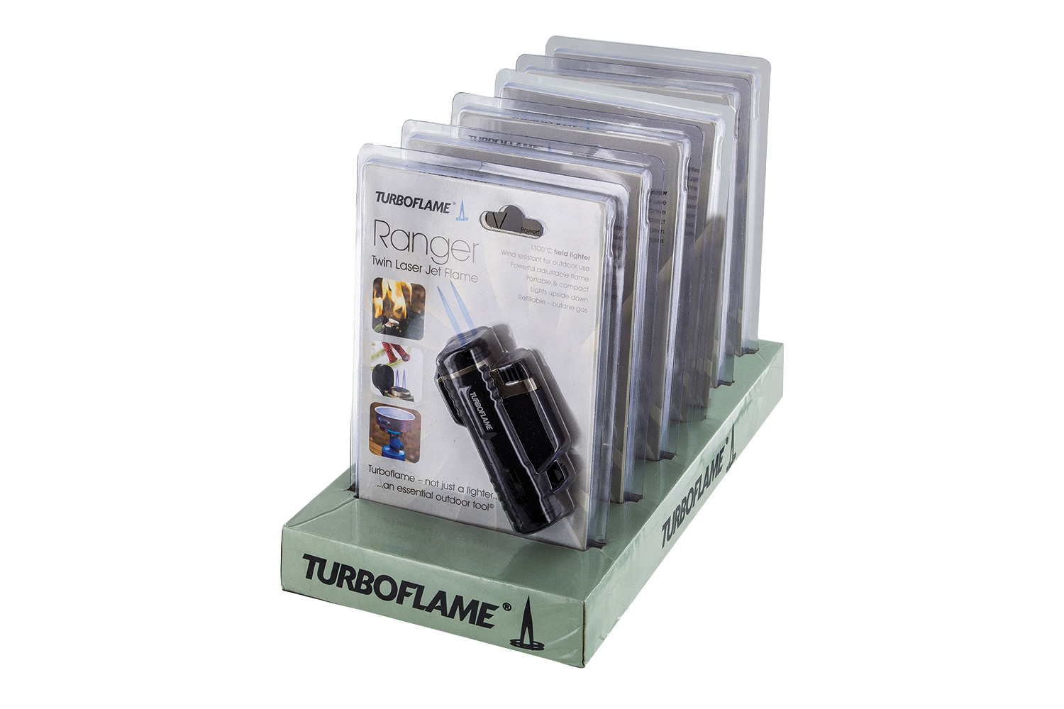 Highlander Forces Turboflame Feuerzeug Twin Jet