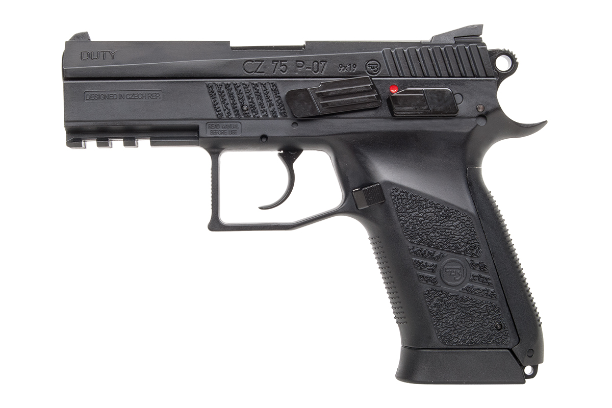 CZ 75 P-07 Duty Schwarz 4,5mm BB - Druckluft Co2 BlowBack