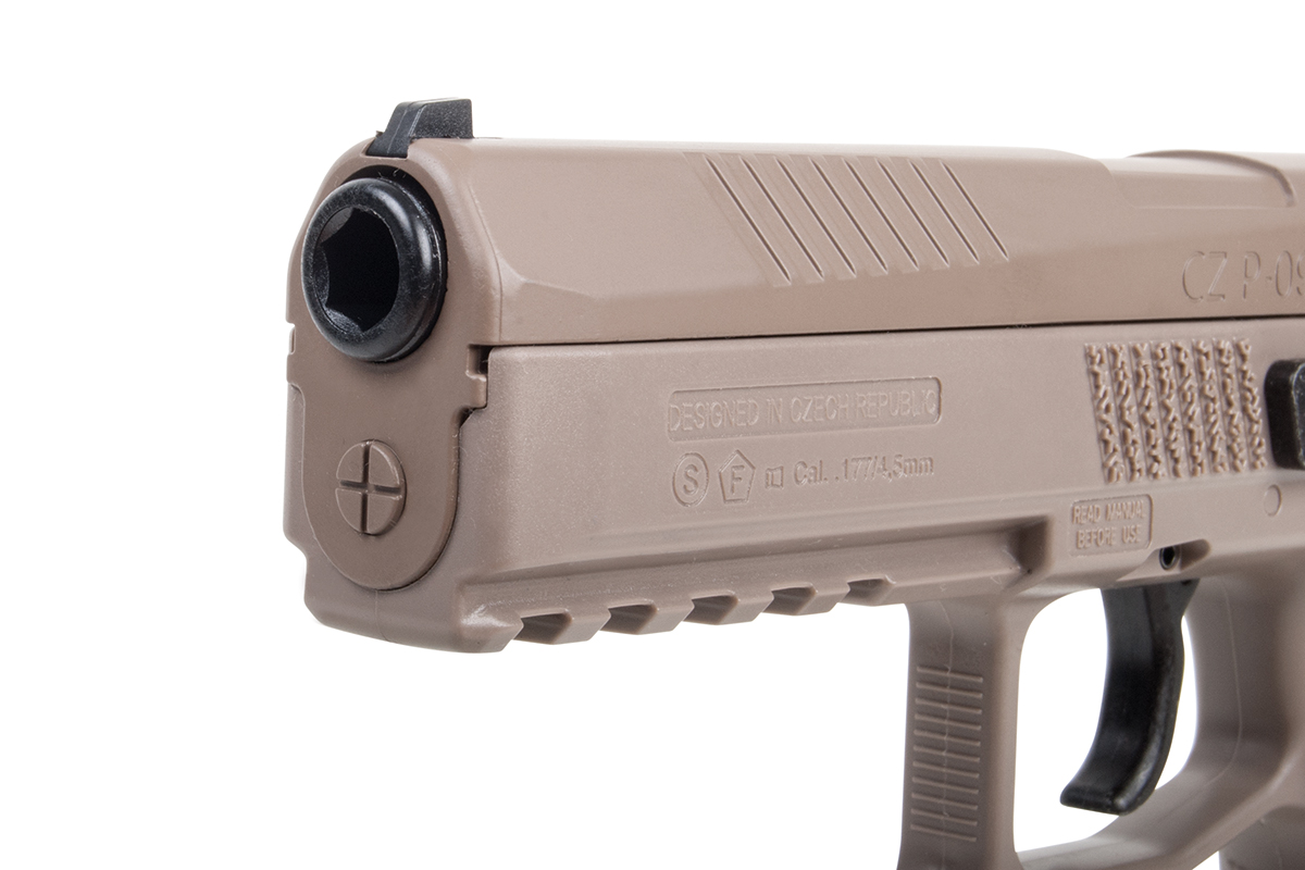 CZ 75 P-09 Duty Tan 4,5mm | 4,5mm BB  - Druckluft Co2 BlowBack