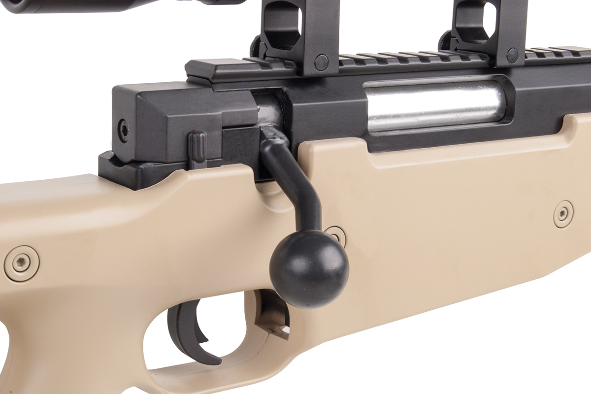 GSG MB01 Tactical Sniper Tan 6mm - Airsoft Federdruck
