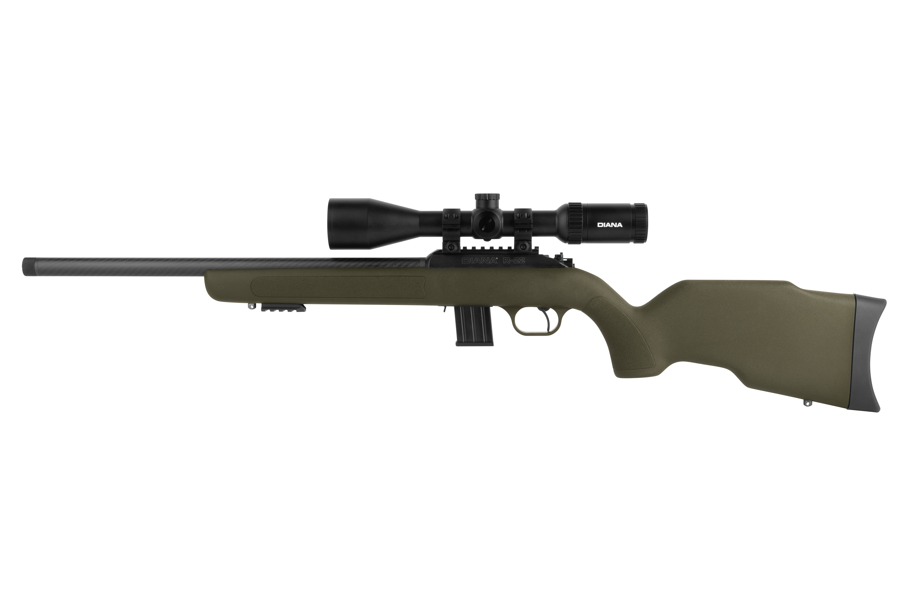 DIANA R-22 Carbon Set OD Green .22lr - Repetierbüchse