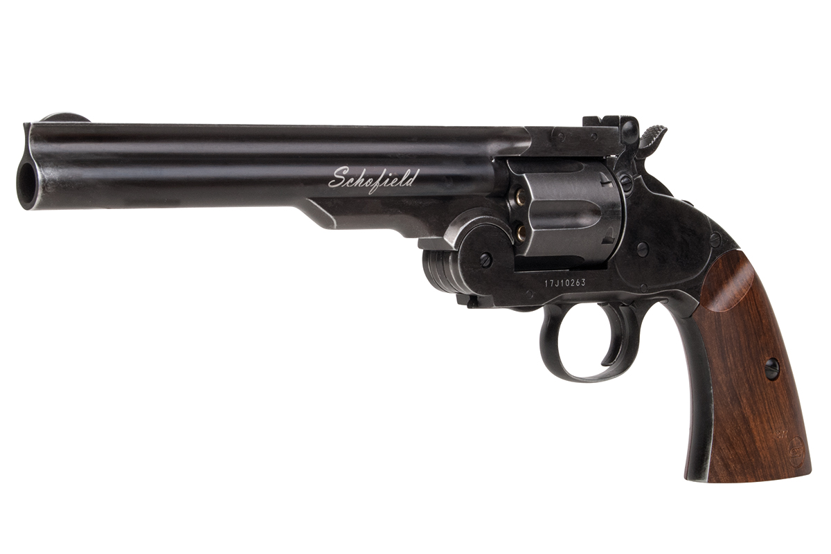 ASG Schofield 6" Aging Black 4,5mm - Druckluft Co2 ASG Schofield 6" Aging Black 4,5mm - Druckluft Co2