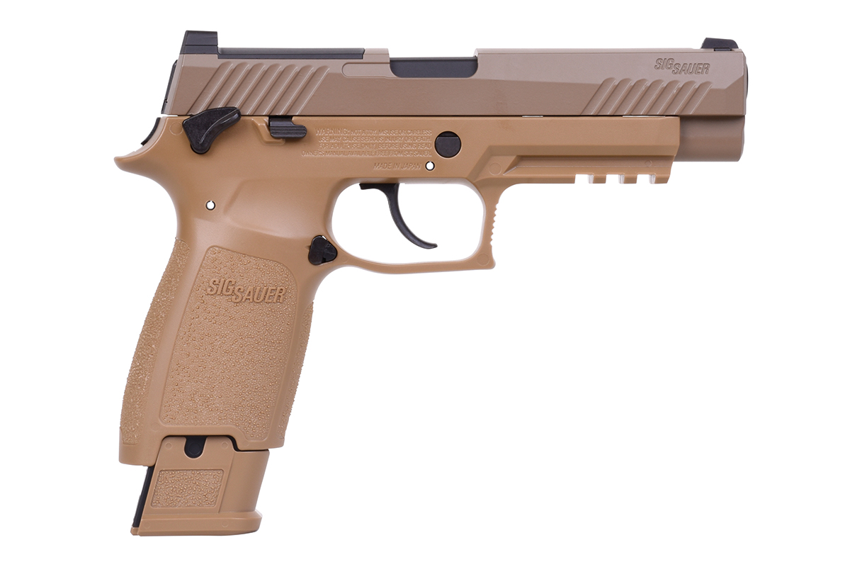 SIG SAUER P320-M17 Tan 4,5mm - Druckluft Co2 BlowBack SIG SAUER P320-M17 Tan 4,5mm - Druckluft Co2 BlowBack