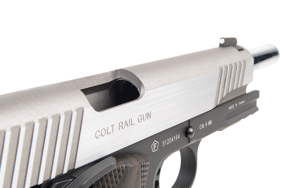 Colt 1911 Railgun Bicolor 6mm - Airsoft Co2 BlowBack