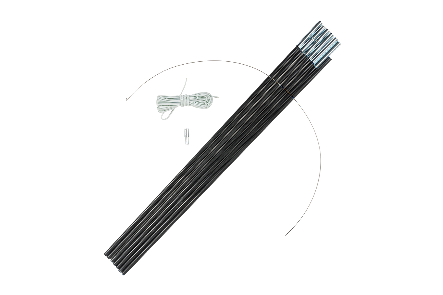 Highlander Forces Zeltstangen 9,5 mm 9er Set Fiberglas