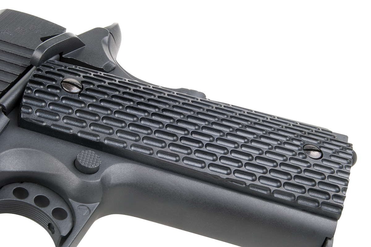 Swiss Arms 1911 TRS Schwarz 4,5mm BB - Druckluft Co2 BlowBack