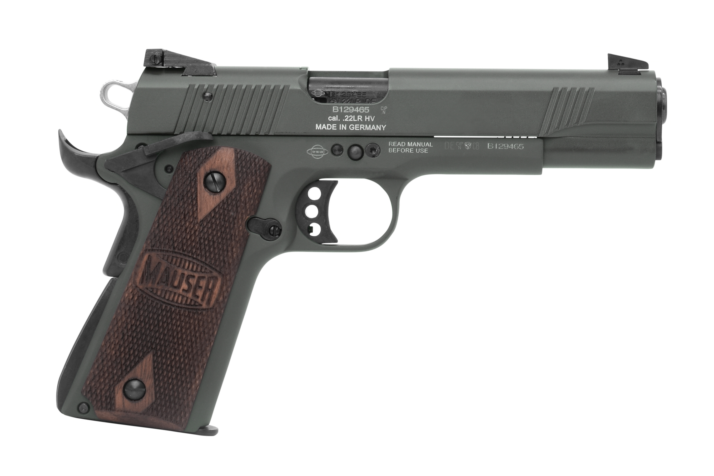 Mauser 1911 OD Green .22lr HV - Selbstladepistole