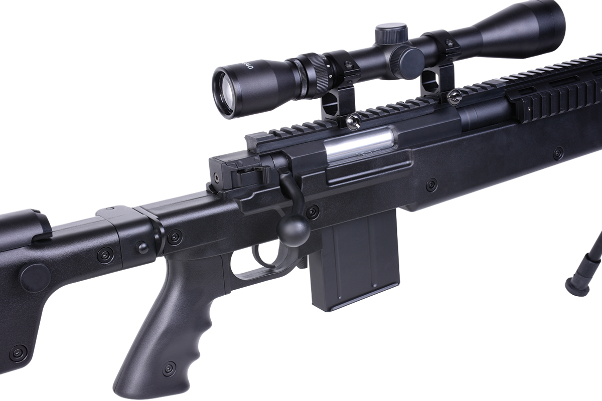 GSG 4406 Sniper Schwarz 6mm - Airsoft Federdruck