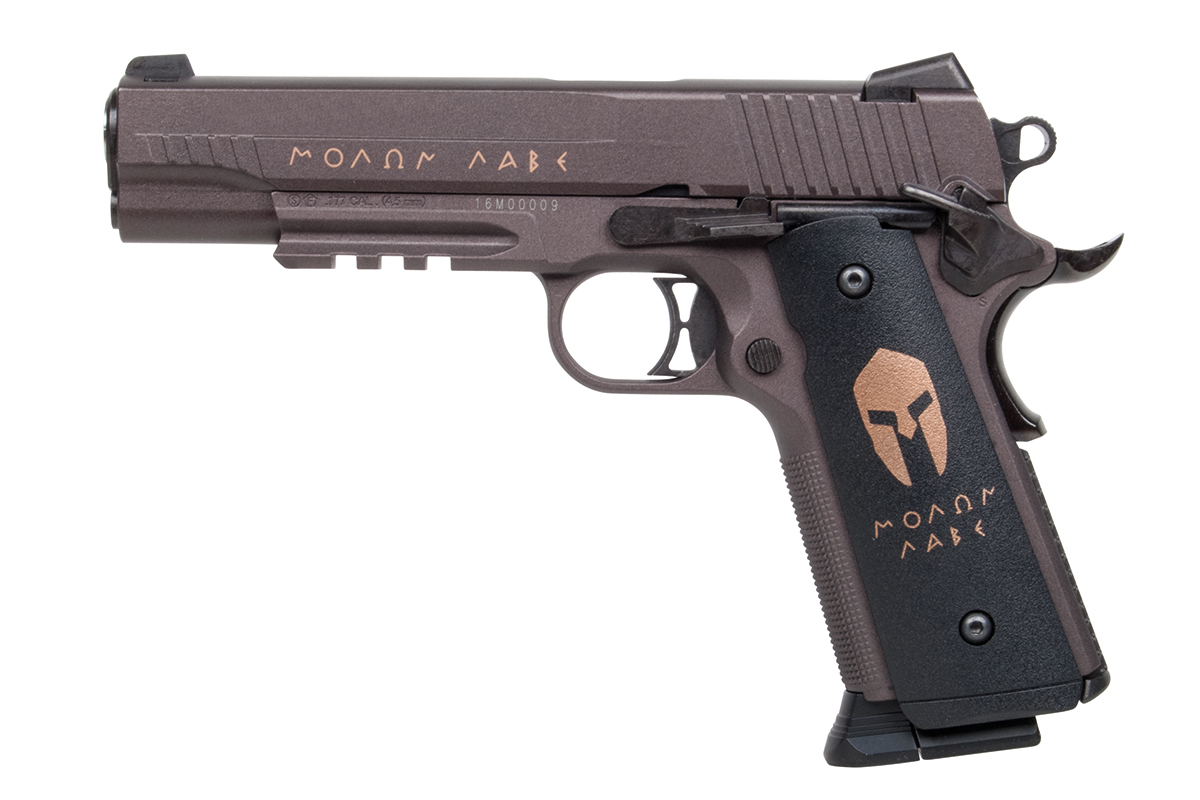 SIG SAUER 1911 Spartan Dark Earth 4,5mm BB - Druckluft Co2 BlowBack