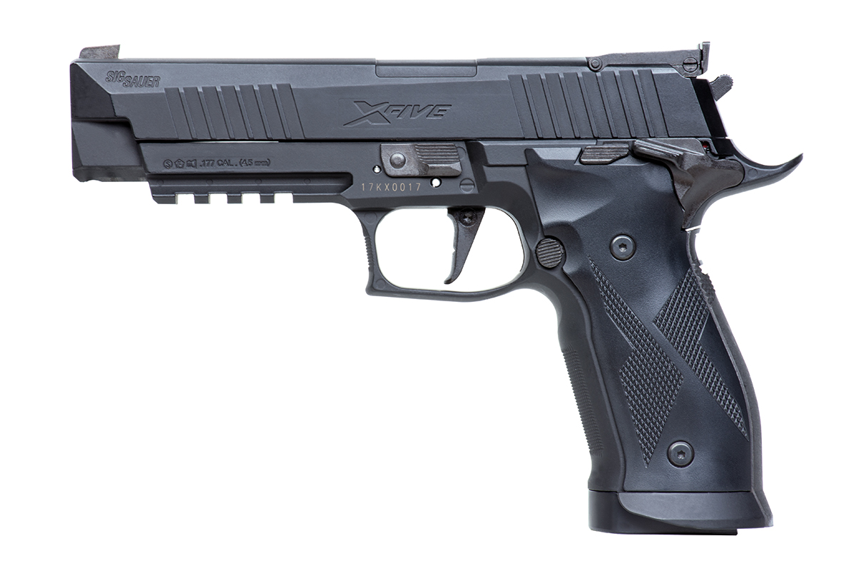 SIG SAUER XFIVE Schwarz 4,5mm | 4,5mm BB - Druckluft Co2 BlowBack SIG SAUER XFIVE Schwarz 4,5mm | 4,5mm BB - Druckluft Co2 BlowBack
