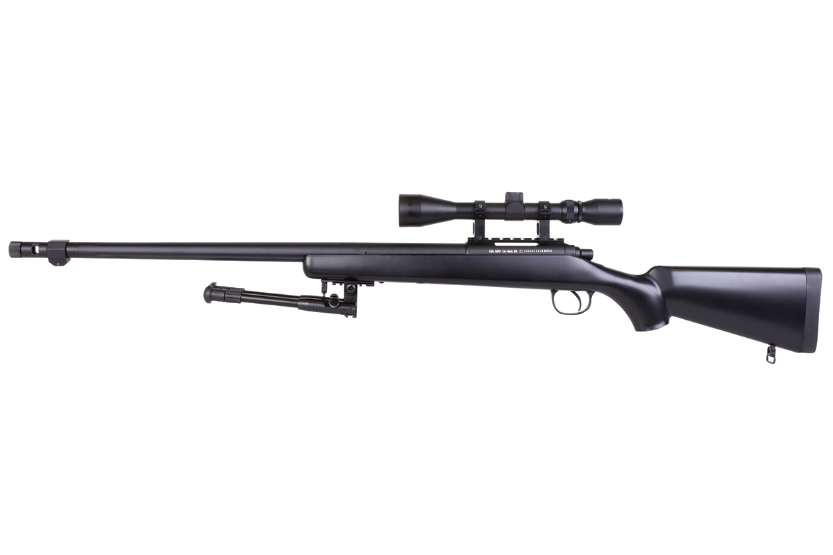 GSG MB07 Sniper Schwarz 6mm - Airsoft Federdruck