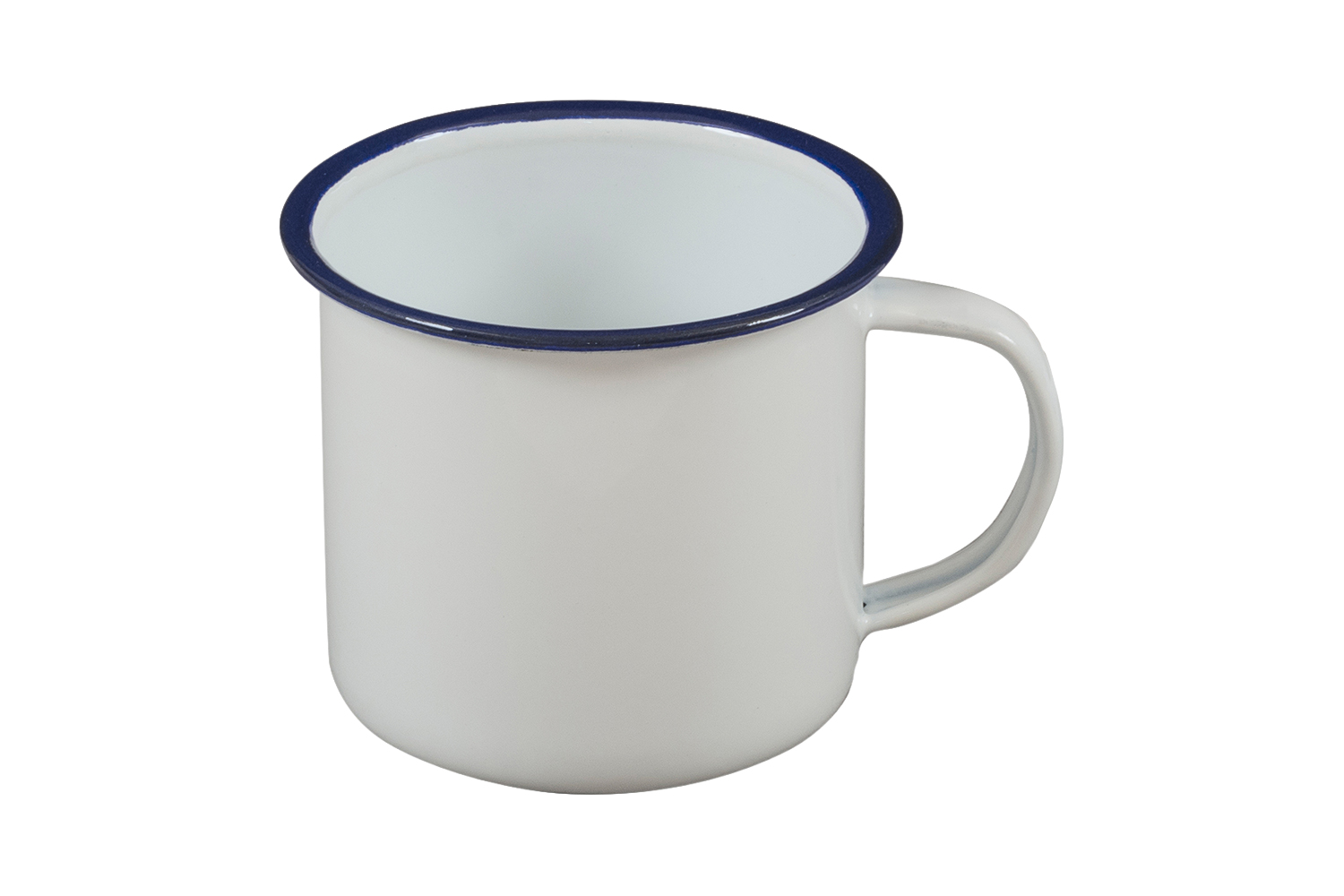 Highlander Emaille Tasse Vintage 280ml Weiß