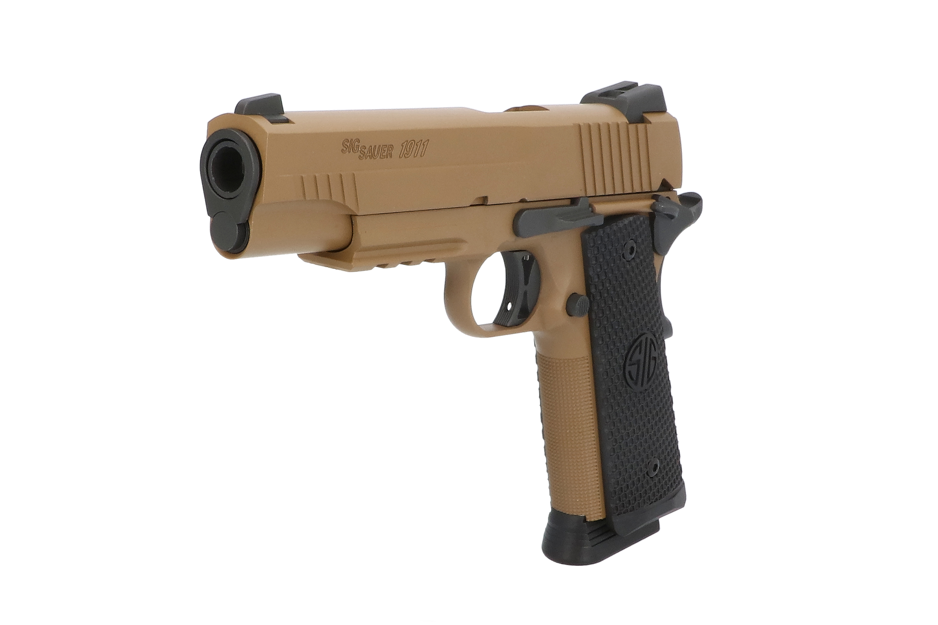 Sig Sauer 1911 Emperor Scorpion Coyote Tan 4,5mm BB - Druckluft Co2 BlowBack