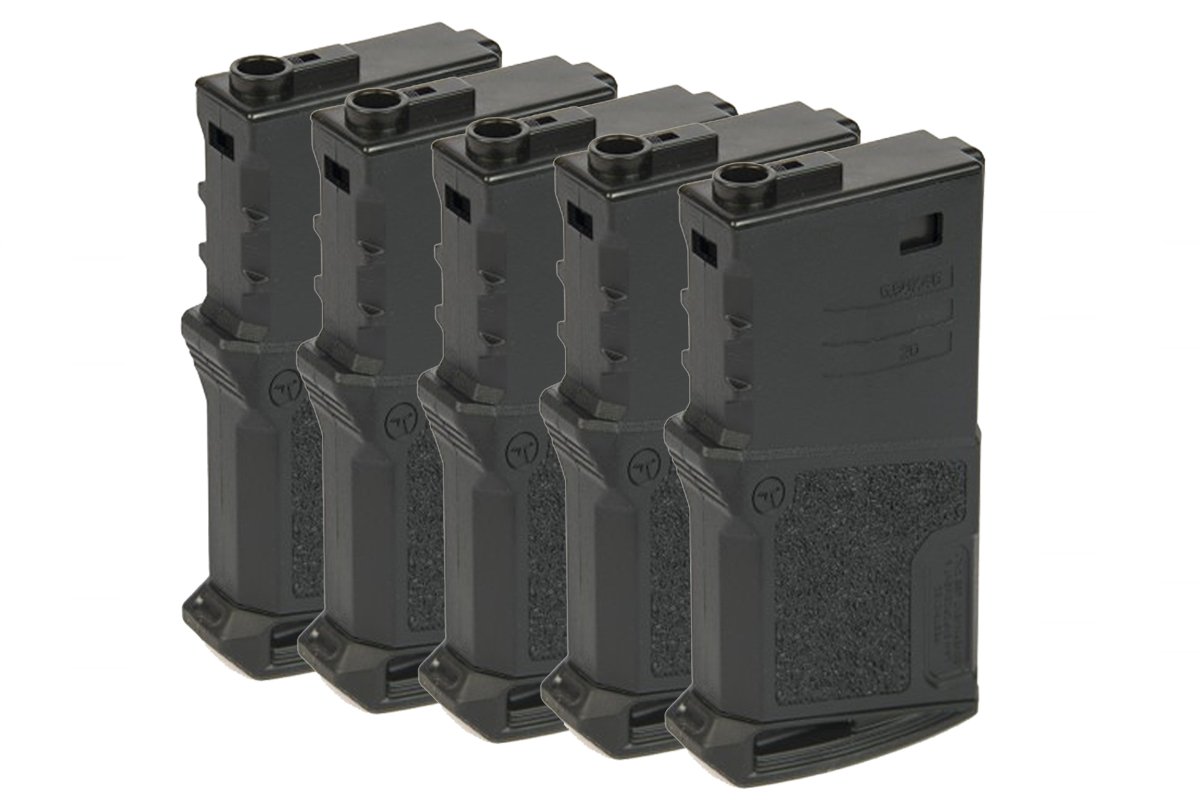 Ares Amoeba Mid Cap M4 | M16 Magazine 5er 120 Schuss - Airsoft AEG/S-AEG