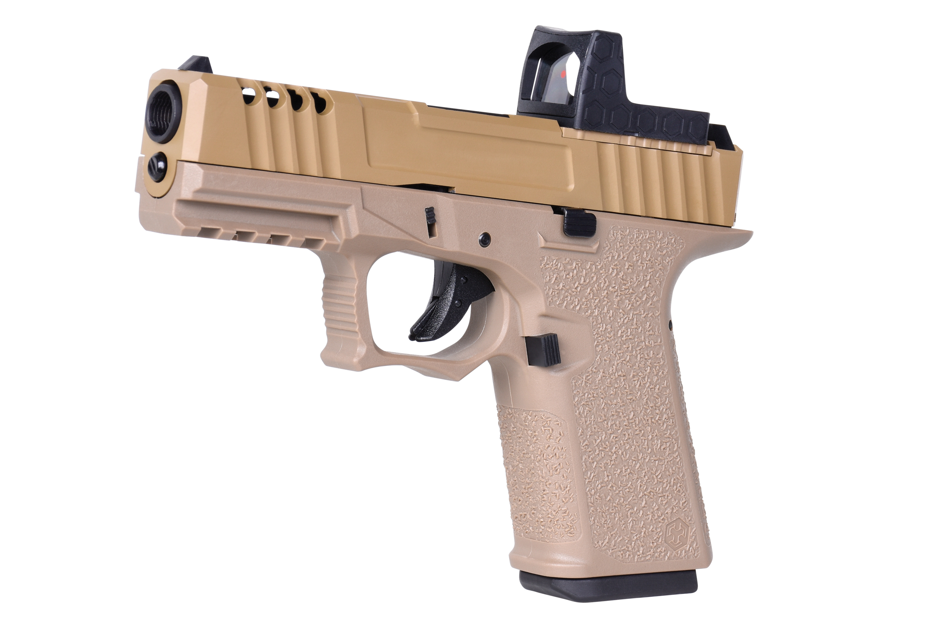 AW Custom VX9 Mod. 1 Precut FDE 6mm - Airsoft Gas BlowBack AW Custom VX9 Mod. 1 Precut FDE 6mm - Airsoft Gas BlowBack