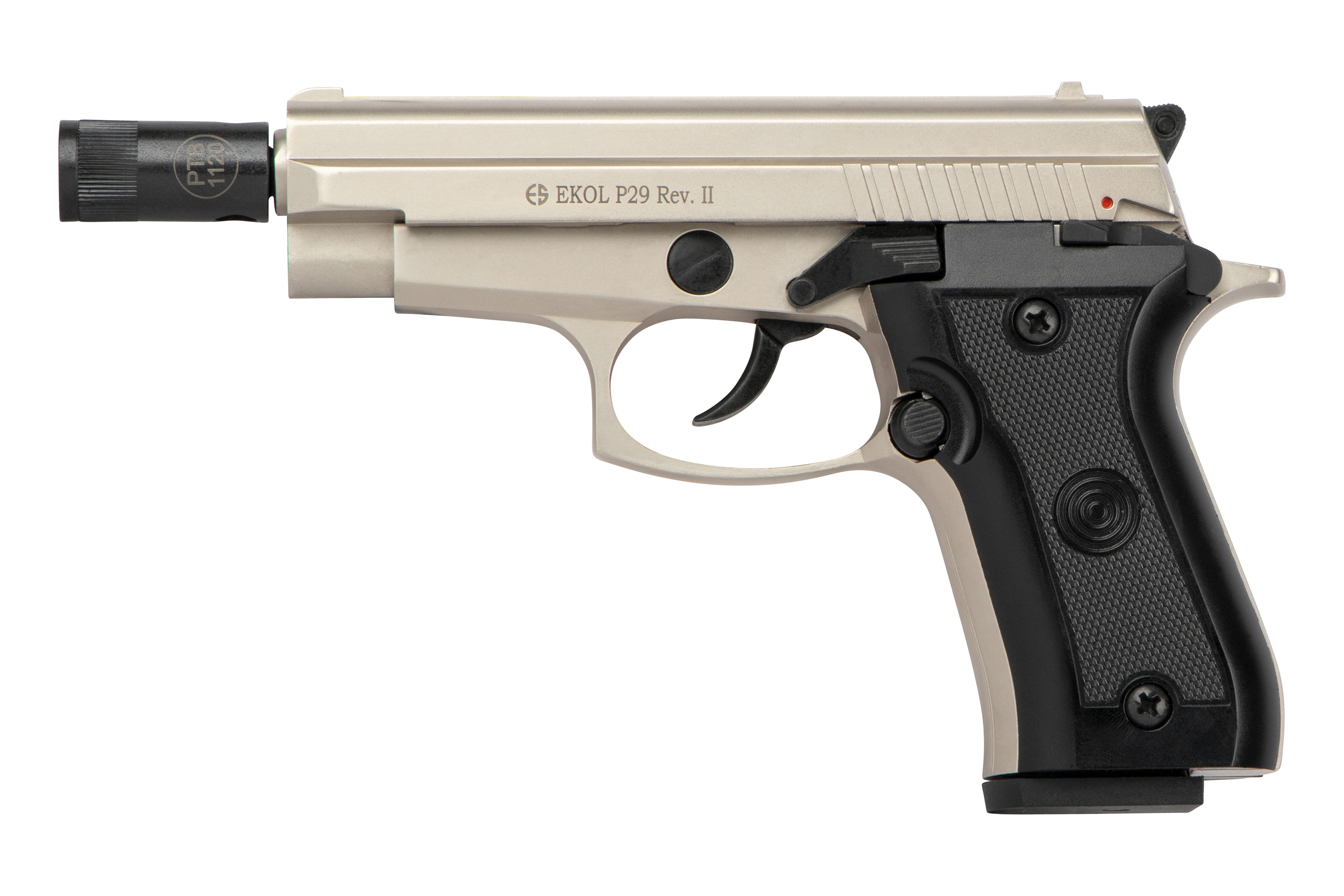 EKOL P29 Nickel 9mm P.A.K. - Gas Signal