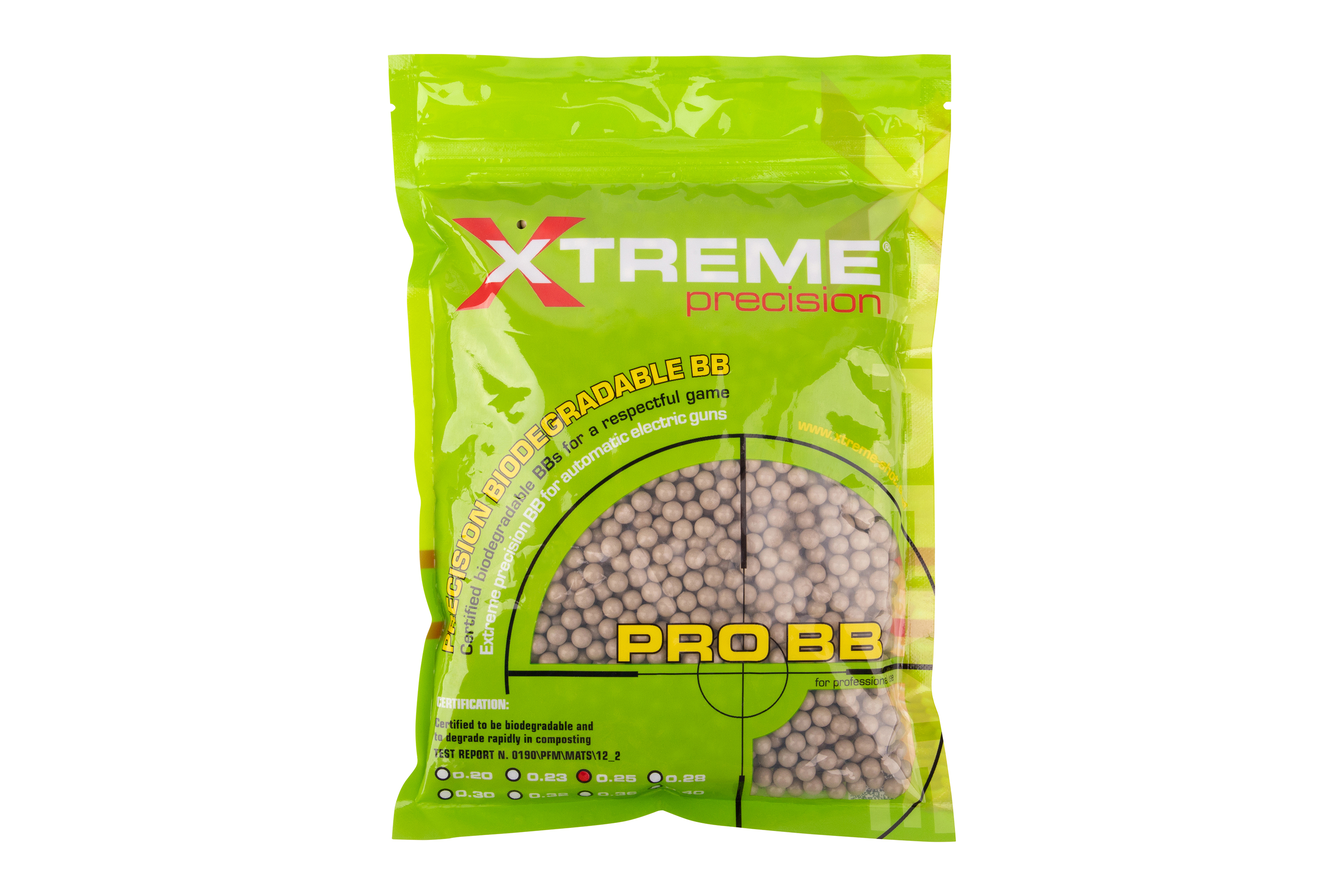 Evolution Xtreme Precision 6mm BIO BBs Dark Earth 0,25 g 2.800 Stück
