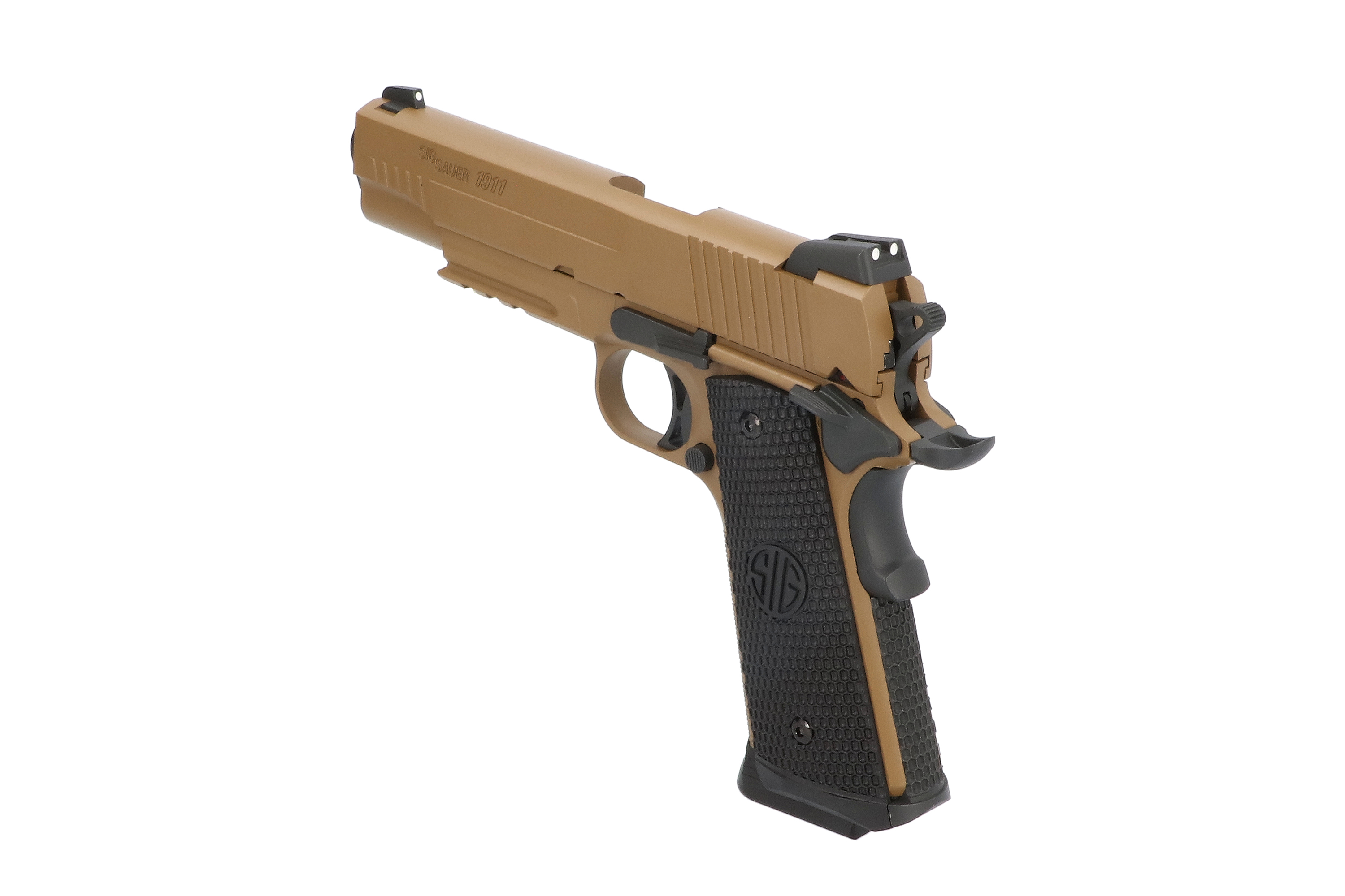 Sig Sauer 1911 Emperor Scorpion Coyote Tan 4,5mm BB - Druckluft Co2 BlowBack