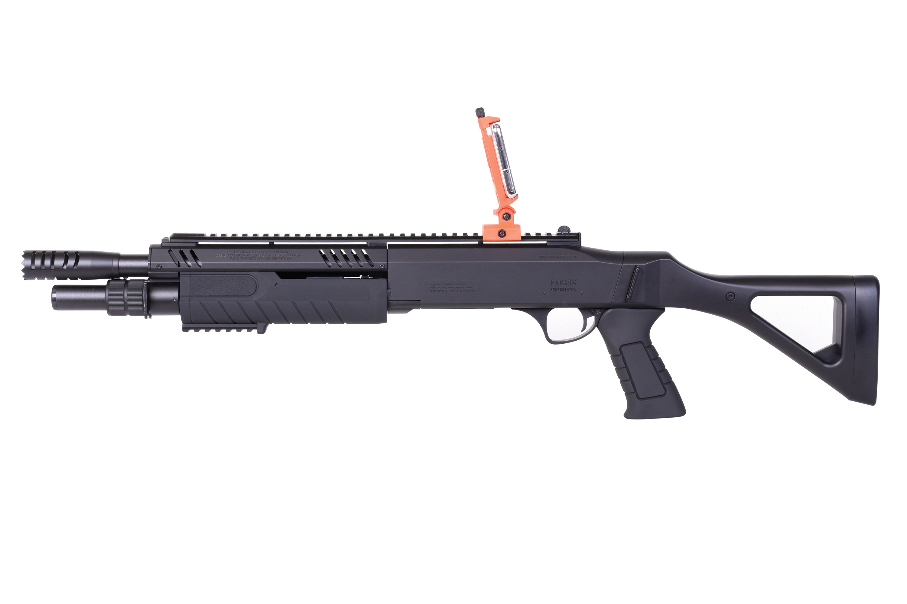 Fabarm STF12 Shooter AR Schwarz 6mm - Airsoft Federdruck Fabarm STF12 Shooter AR Schwarz 6mm - Airsoft Federdruck
