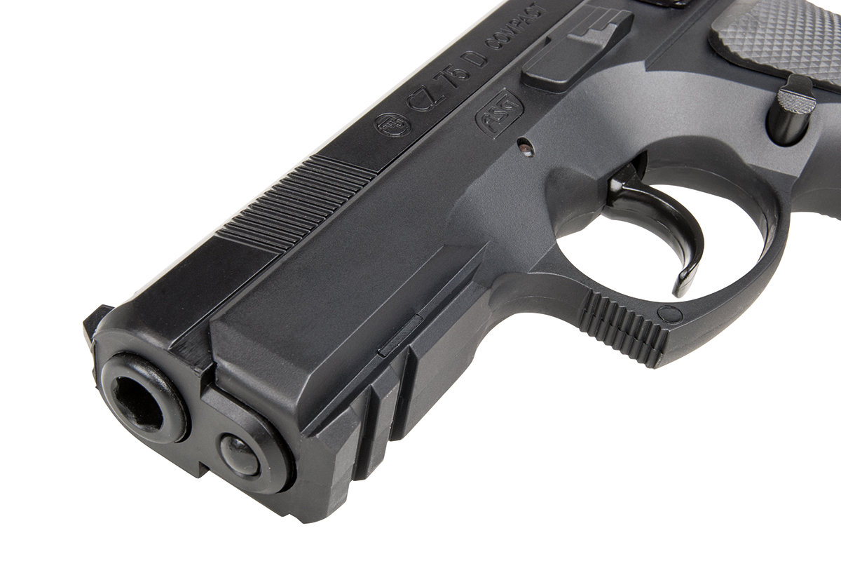 CZ 75D Compact Schwarz 4,5mm BB - Druckluft Co2 Non BlowBack 