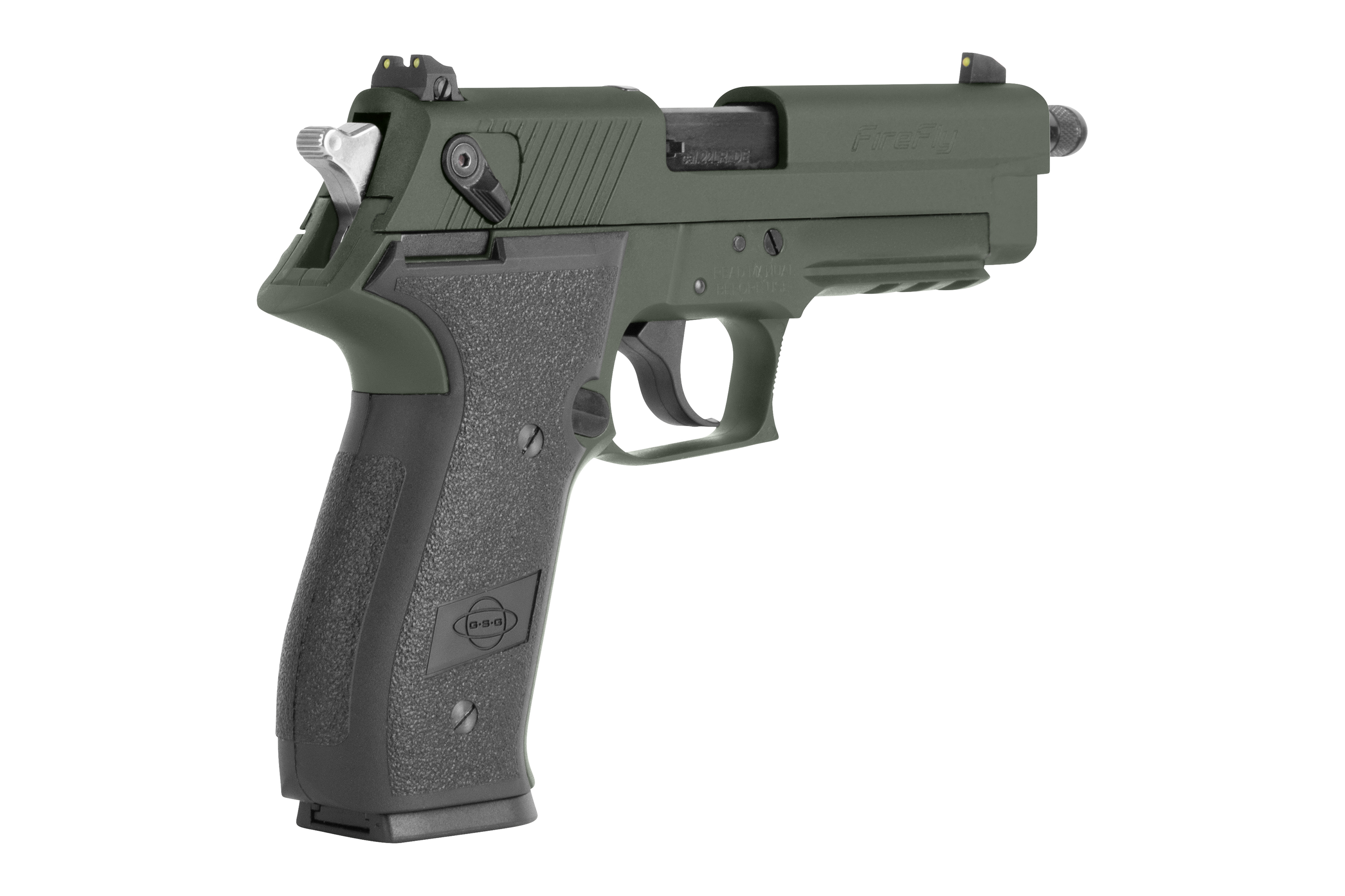 GSG FireFly SD OD Green .22lr HV - Selbstladepistole