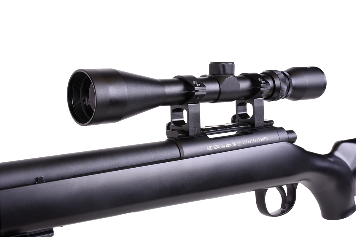 GSG MB07 Sniper Schwarz 6mm - Airsoft Federdruck