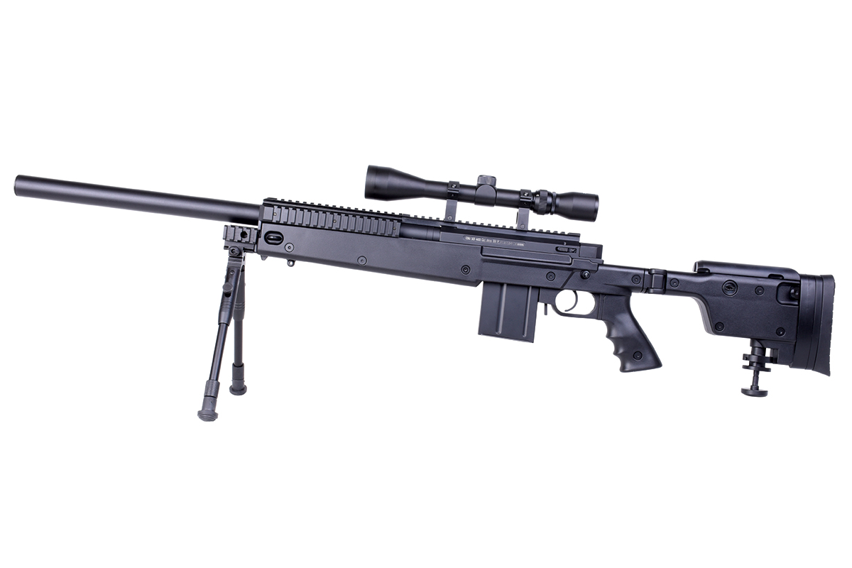 GSG 4406 Sniper Schwarz 6mm - Airsoft Federdruck