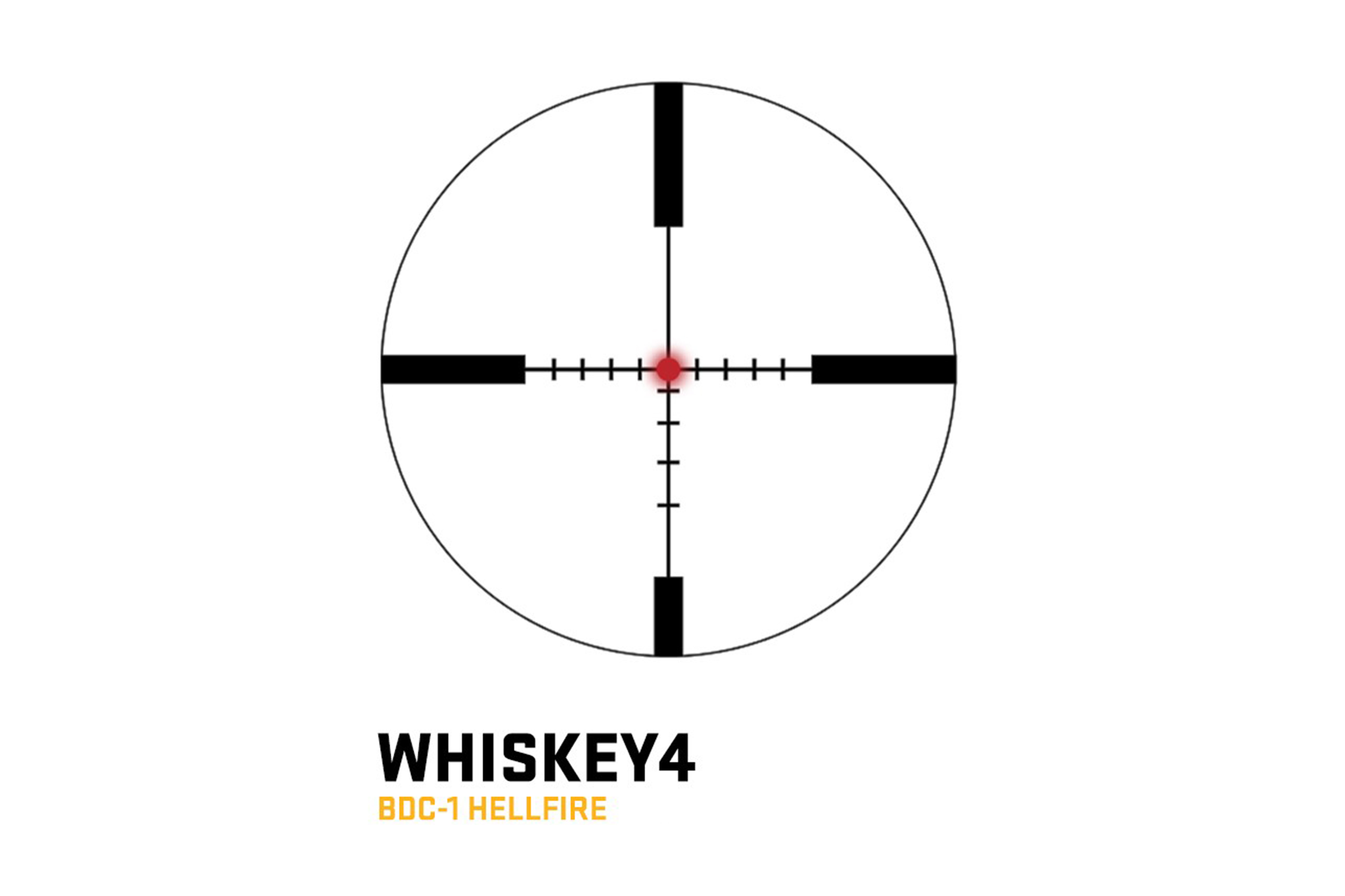 SIG SAUER WHISKEY4 Zielfernrohr| 3-12x44 | BDC-1 Hellfire SFP