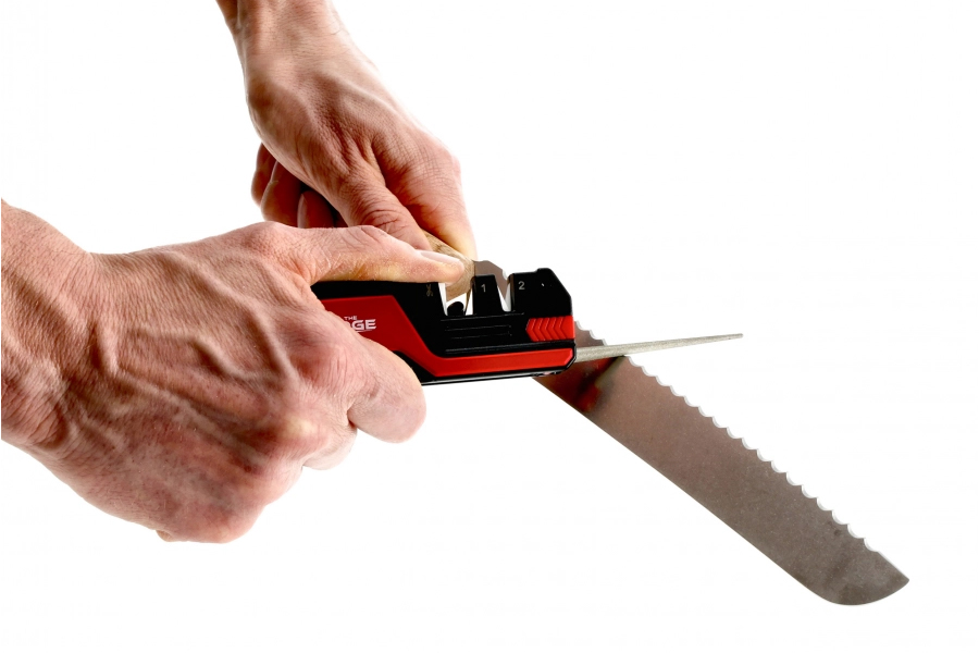 THE EDGE bushSHARP Messerschärfer Multitool rot